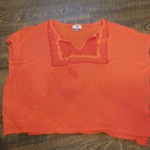 Loose Orange Blouse